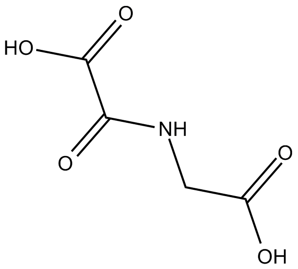 N-Oxalylglycine 化学構造