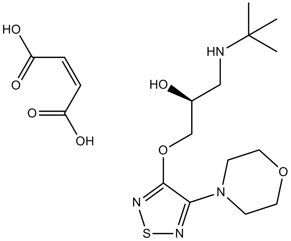 Timolol Maleate  Chemical Structure