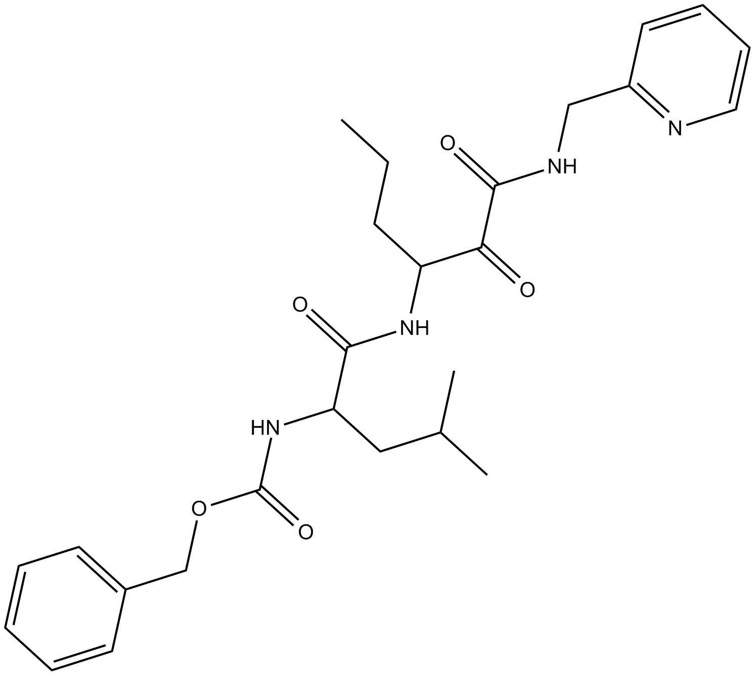 Calpain Inhibitor XII  Chemical Structure