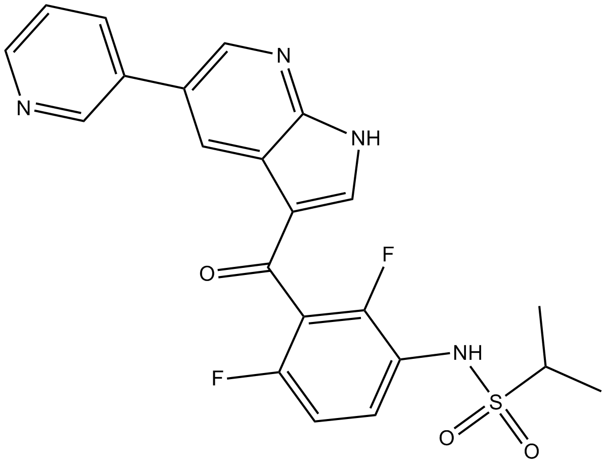 BRAF inhibitor  Chemical Structure