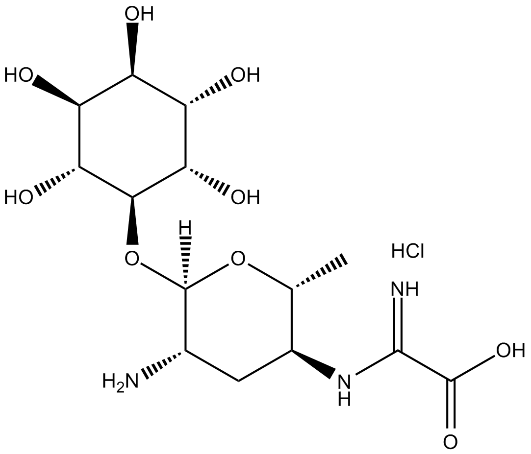 Kasugamycin (hydrochloride)  Chemical Structure