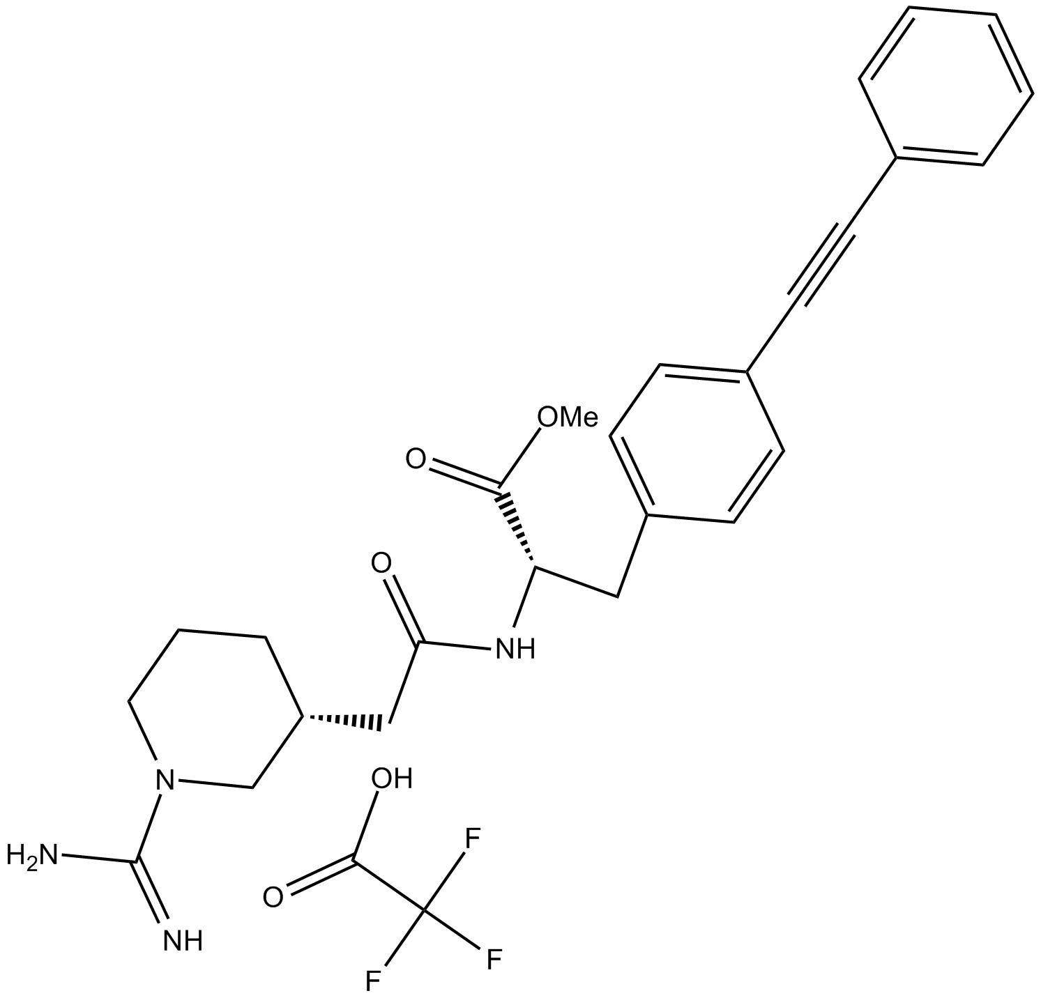 Ro 26-4550 trifluoroacetate 化学構造