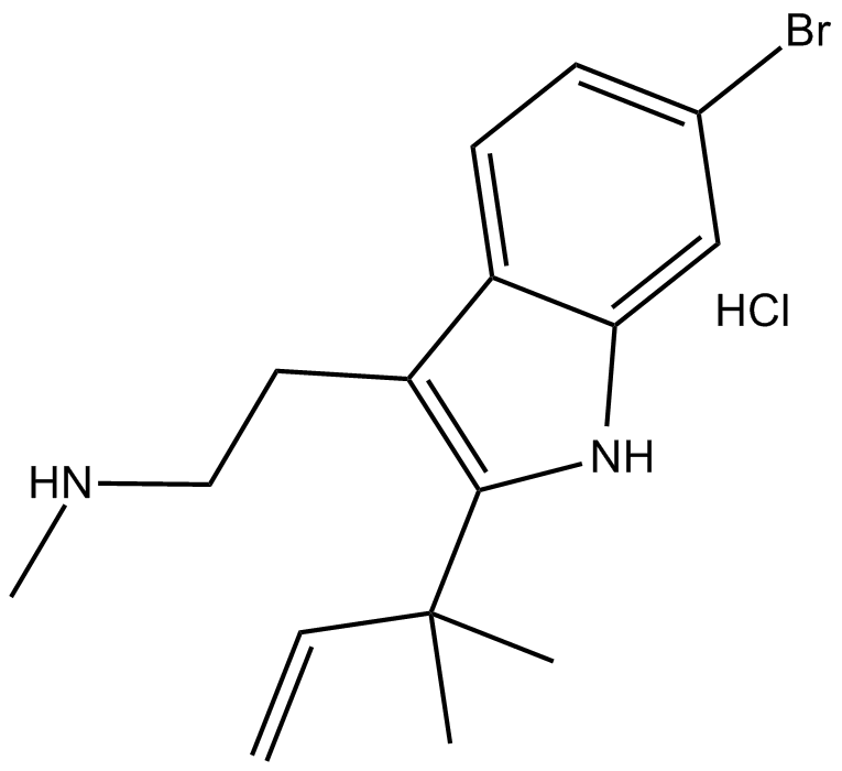 Desformylflustrabromine hydrochloride  Chemical Structure