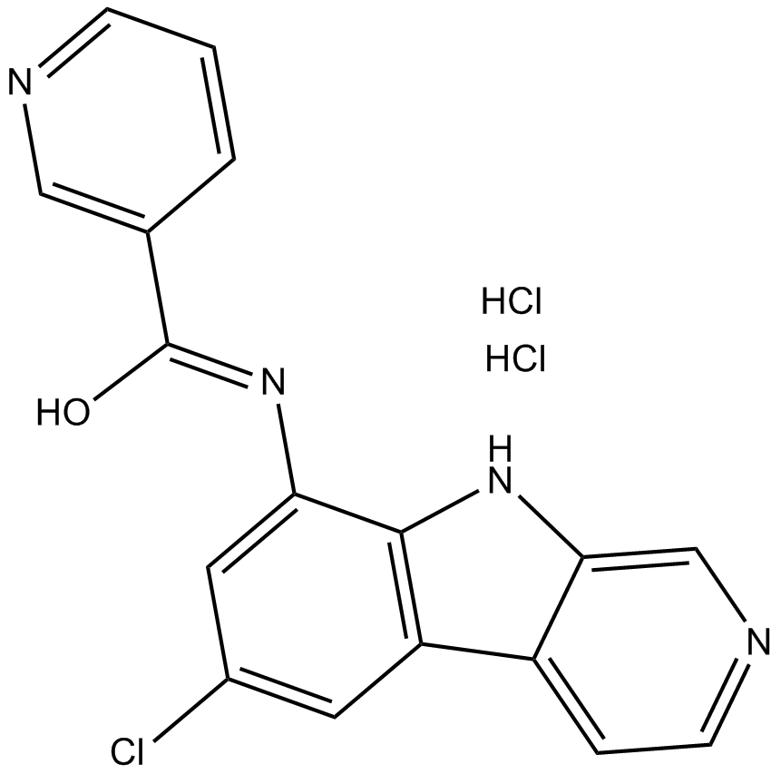 PS 1145 dihydrochloride 化学構造