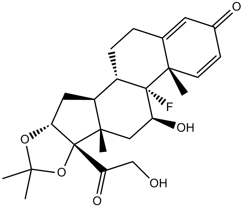 Triamcinolone Acetonide 化学構造