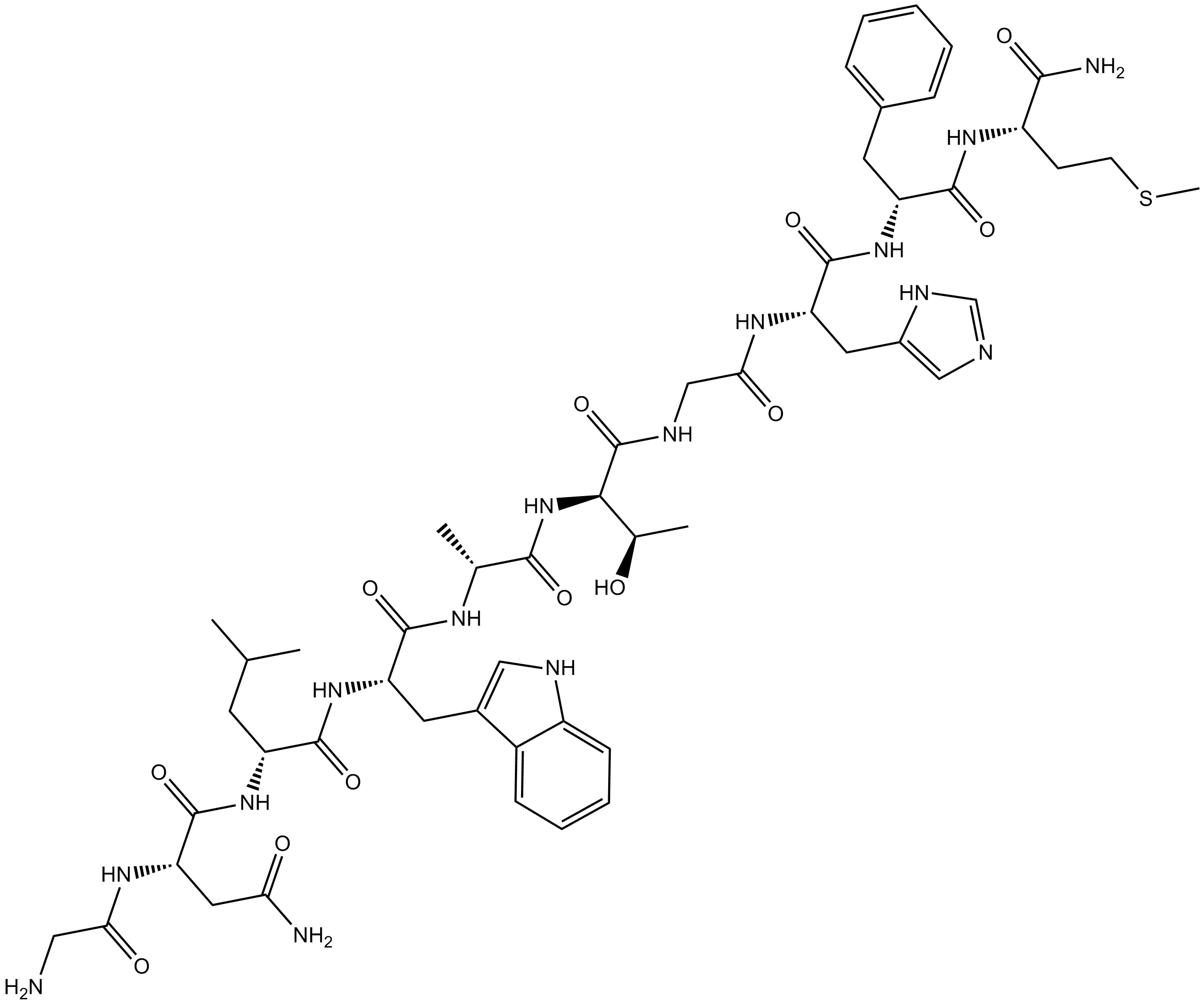 Neuromedin B (porcine) Chemische Struktur