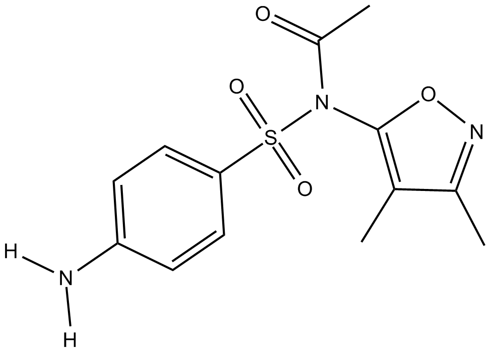 Sulfisoxazole Acetyl Chemische Struktur