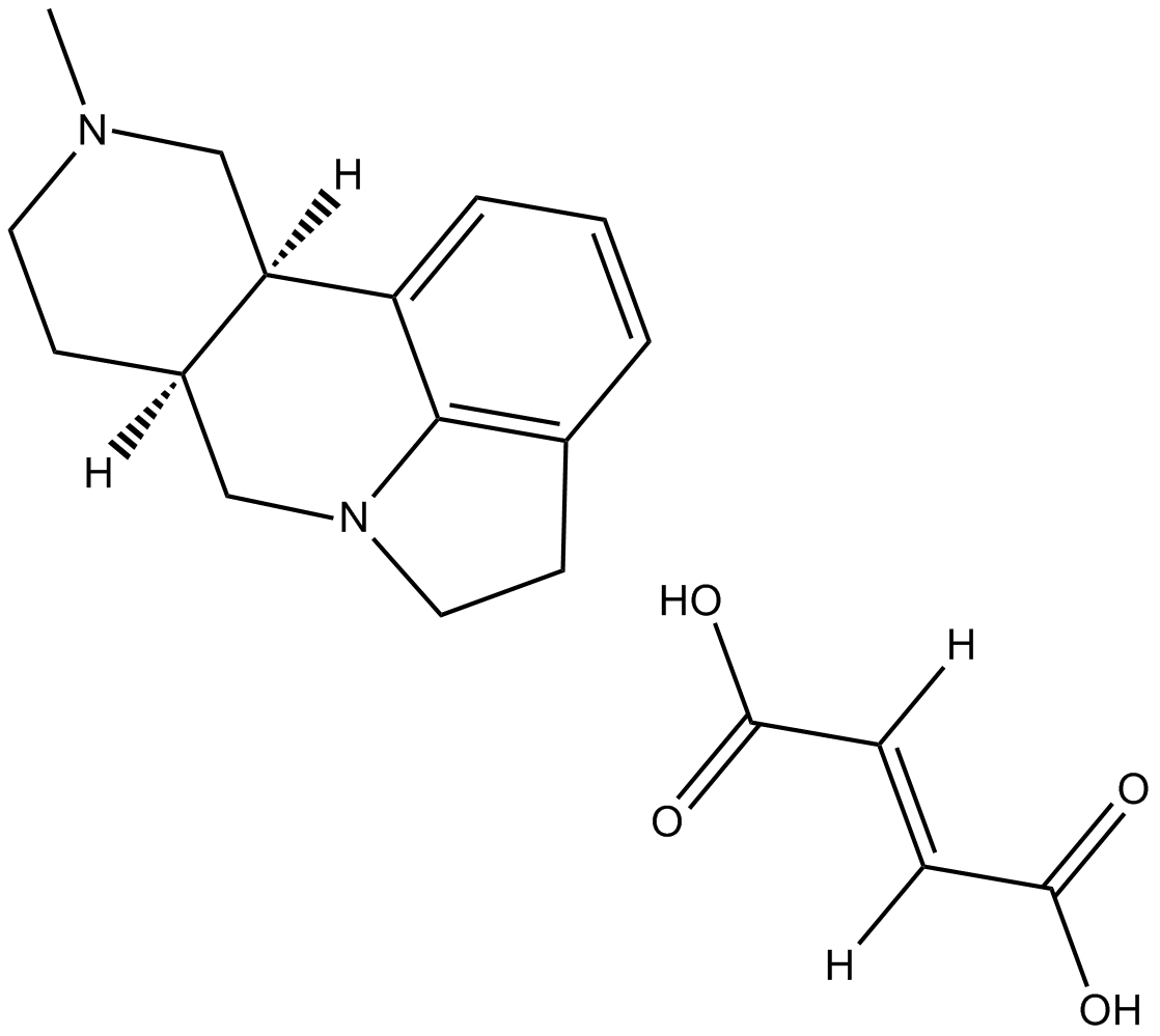 SDZ SER 082 fumarate 化学構造