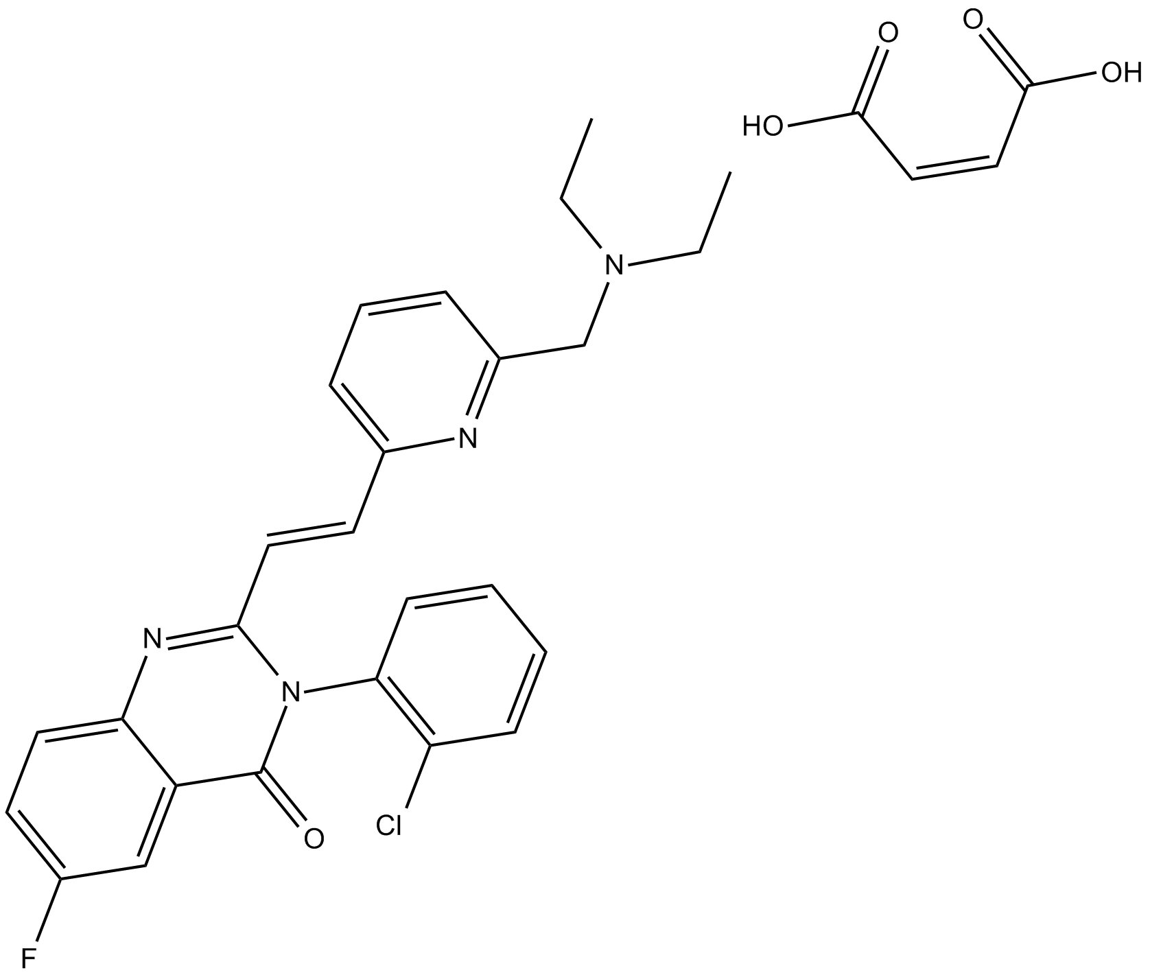 CP-465022 (maleate) Chemische Struktur