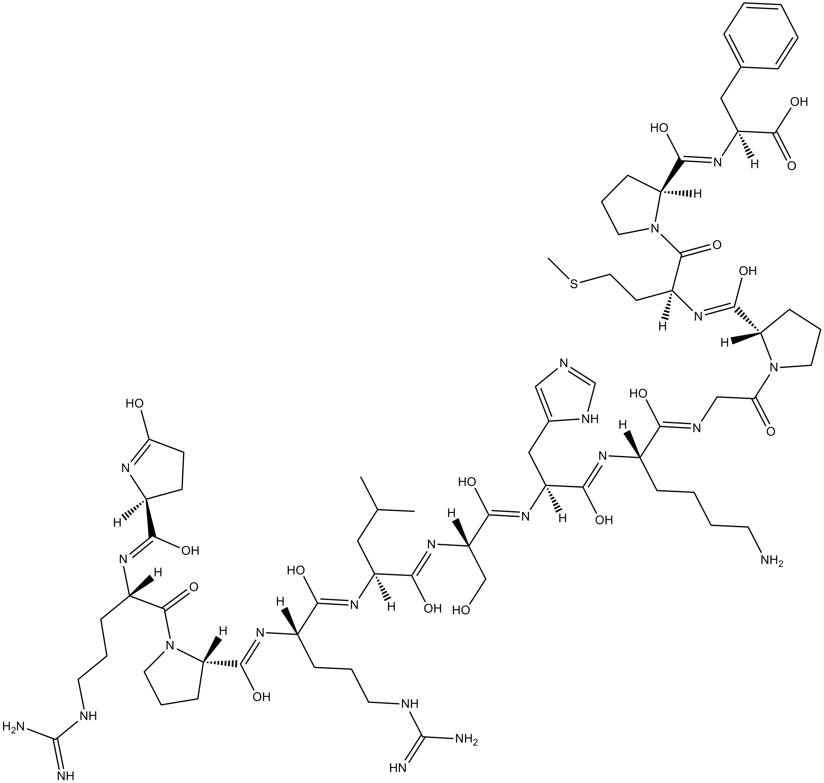 [Pyr1]-Apelin-13 Chemische Struktur