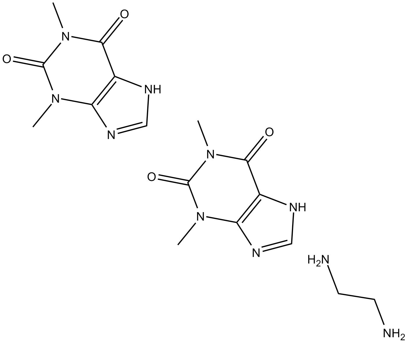 Aminophylline  Chemical Structure