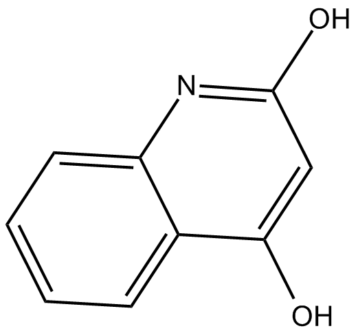 2-4-Quinolinediol 化学構造