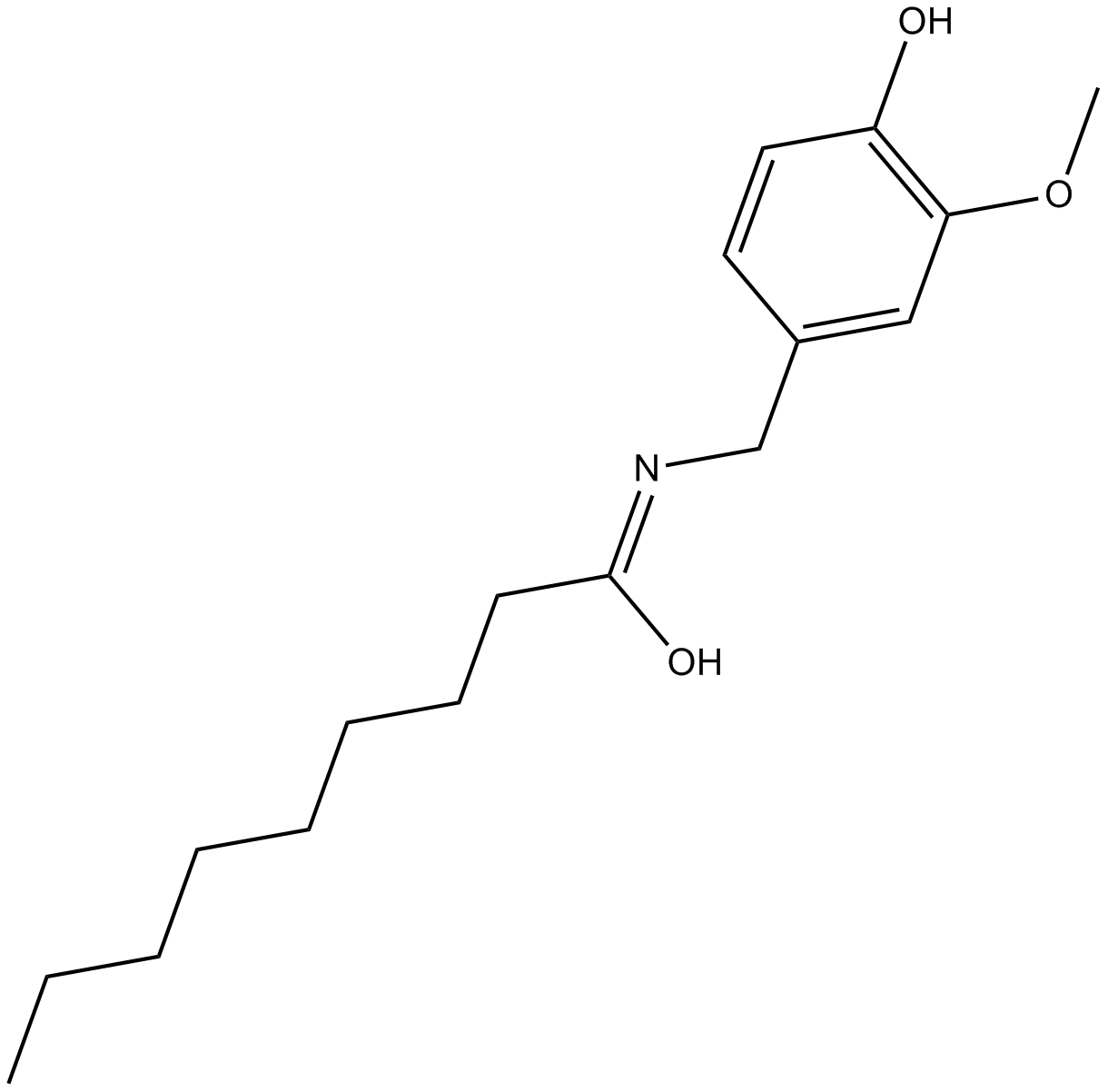 Nonivamide  Chemical Structure