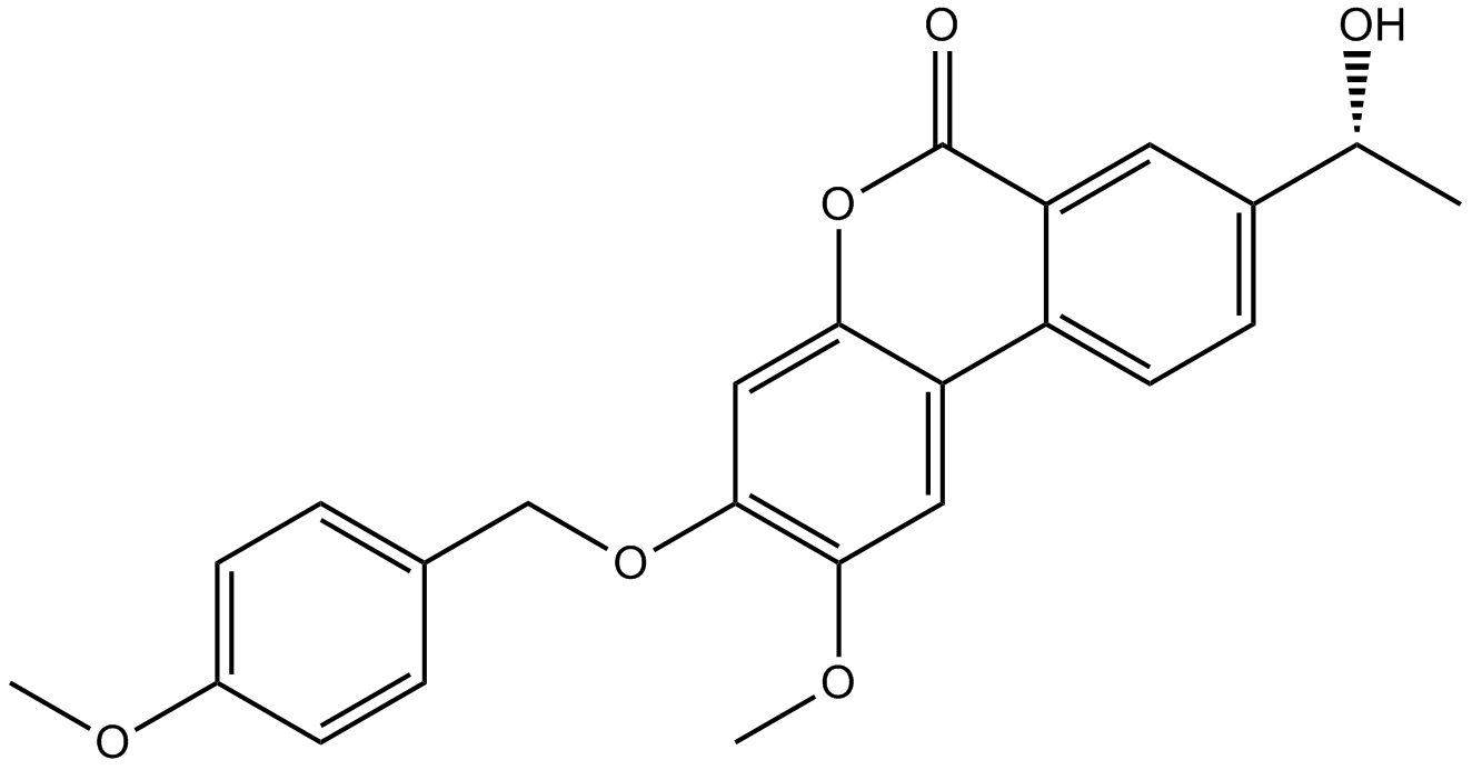 Palomid 529 化学構造