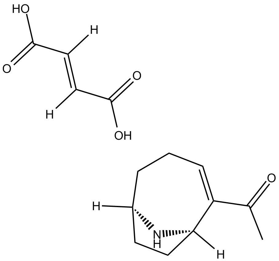 (±)-Anatoxin A fumarate  Chemical Structure