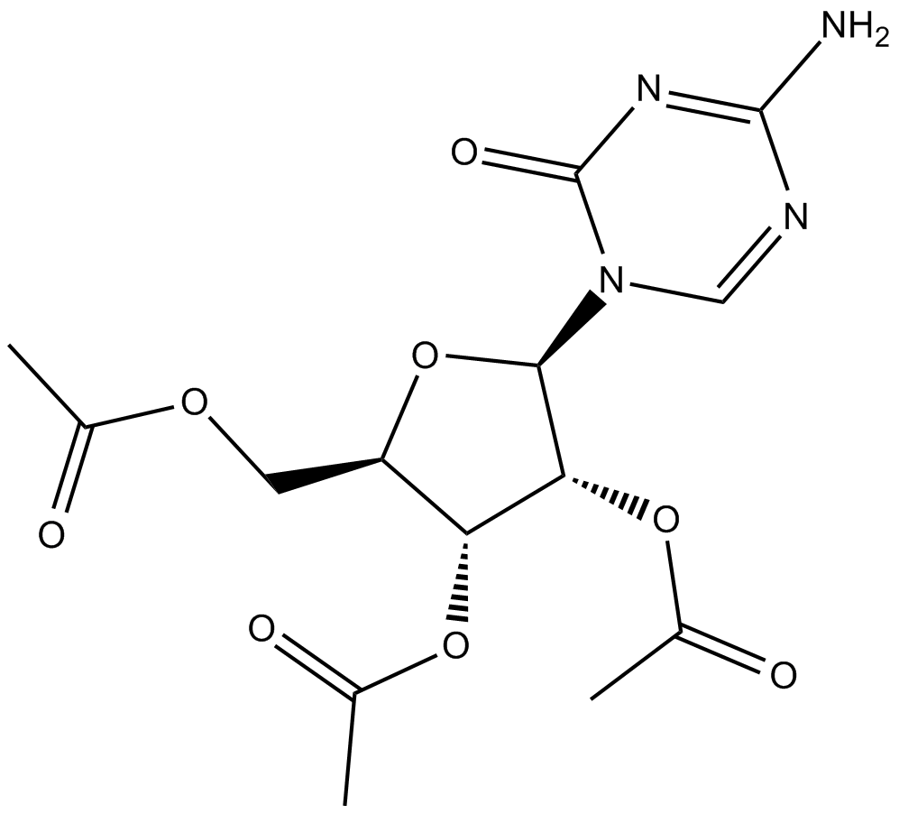 2',3',5'-triacetyl-5-Azacytidine  Chemical Structure