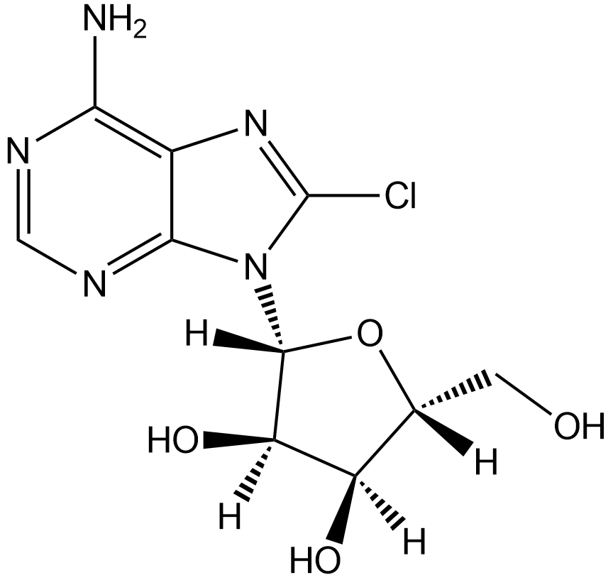 8-Chloroadenosine  Chemical Structure