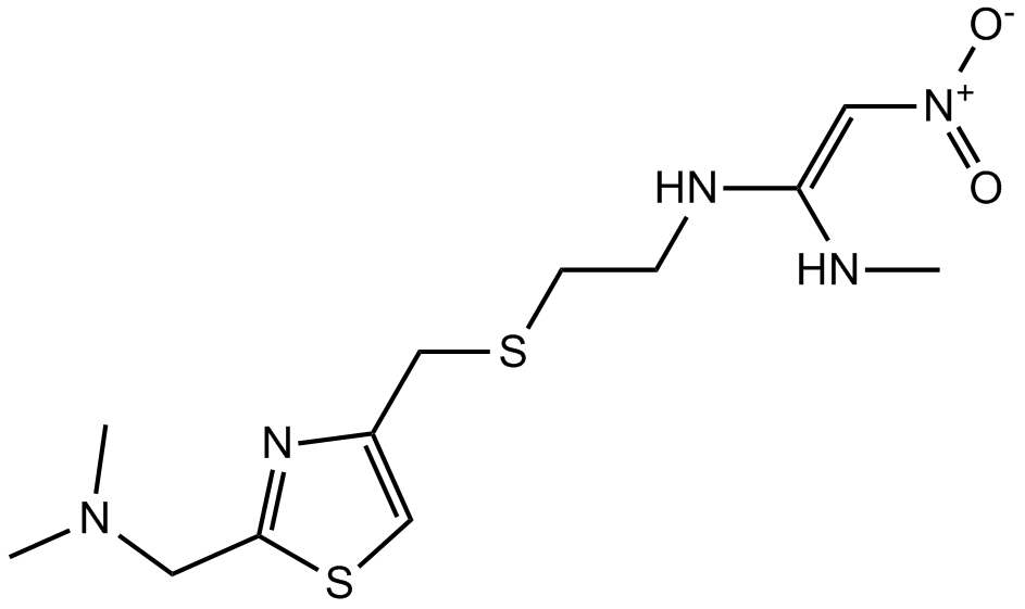 Nizatidine Chemische Struktur