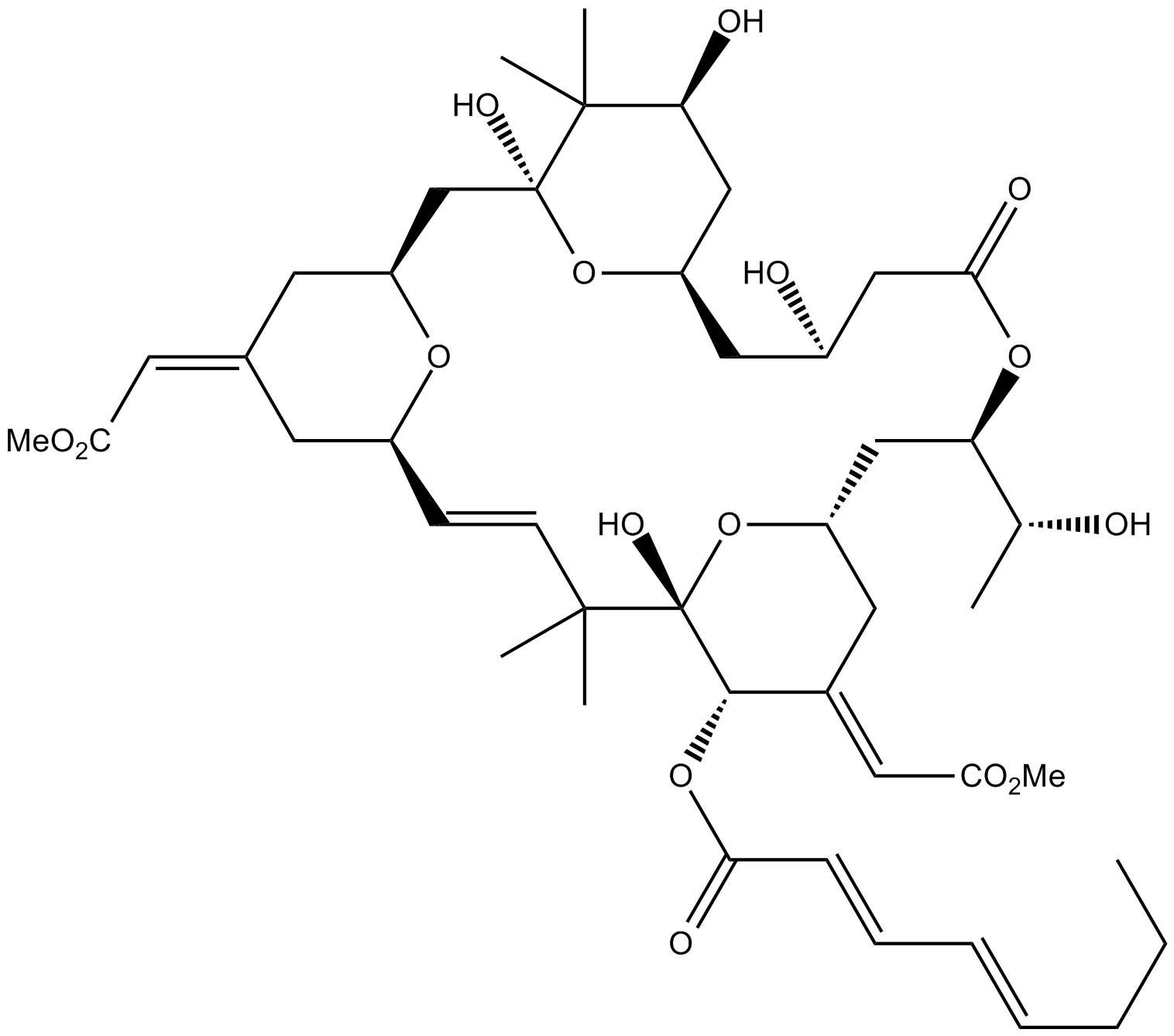 Bryostatin 2  Chemical Structure