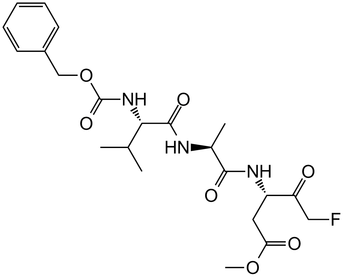 Z-VAD-FMK  Chemical Structure