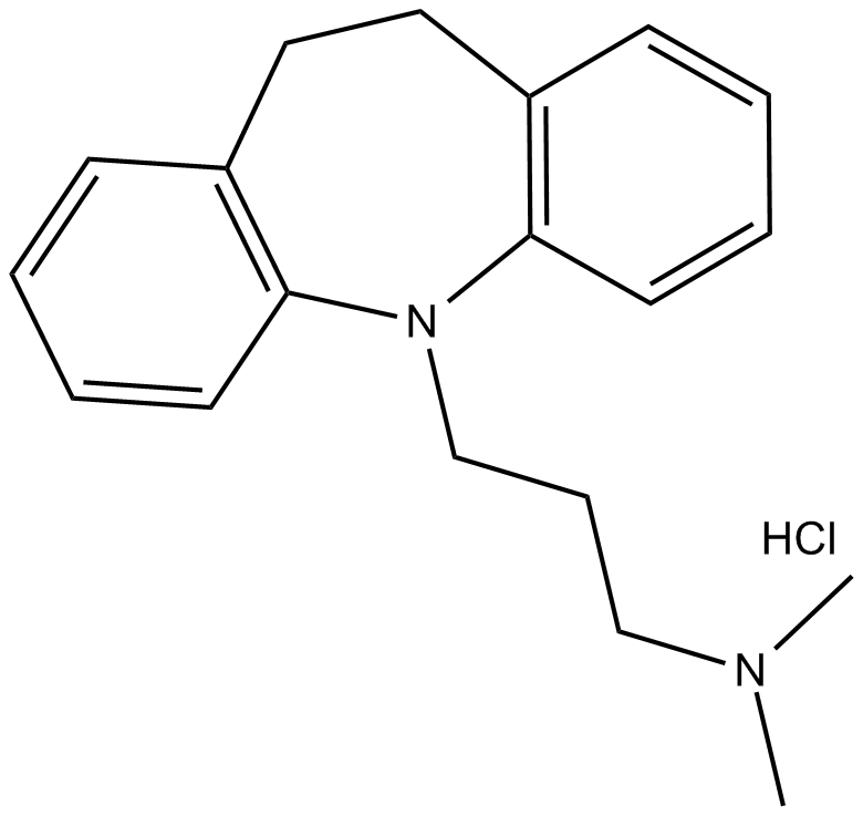 Imipramine (hydrochloride)  Chemical Structure