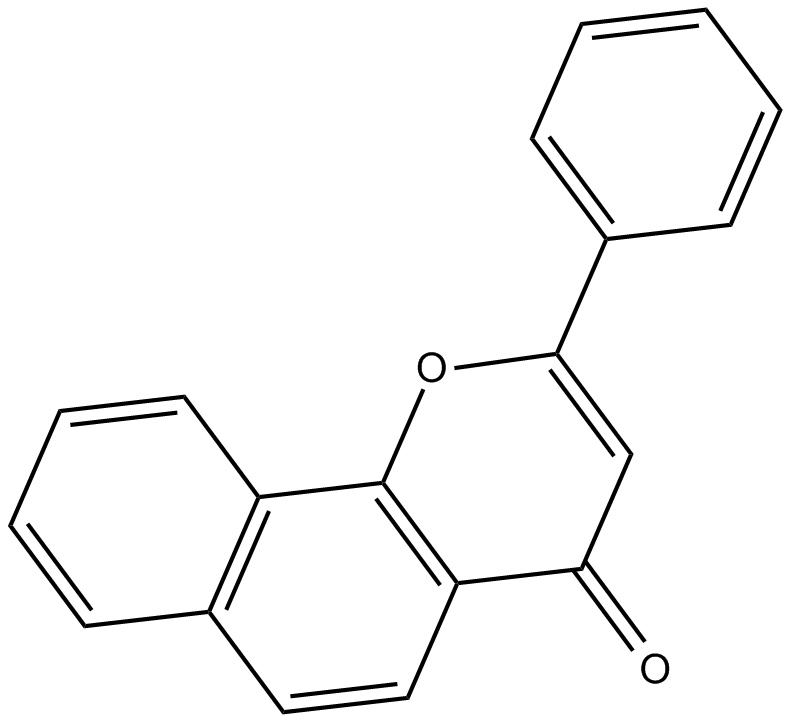 α-Naphthoflavone التركيب الكيميائي