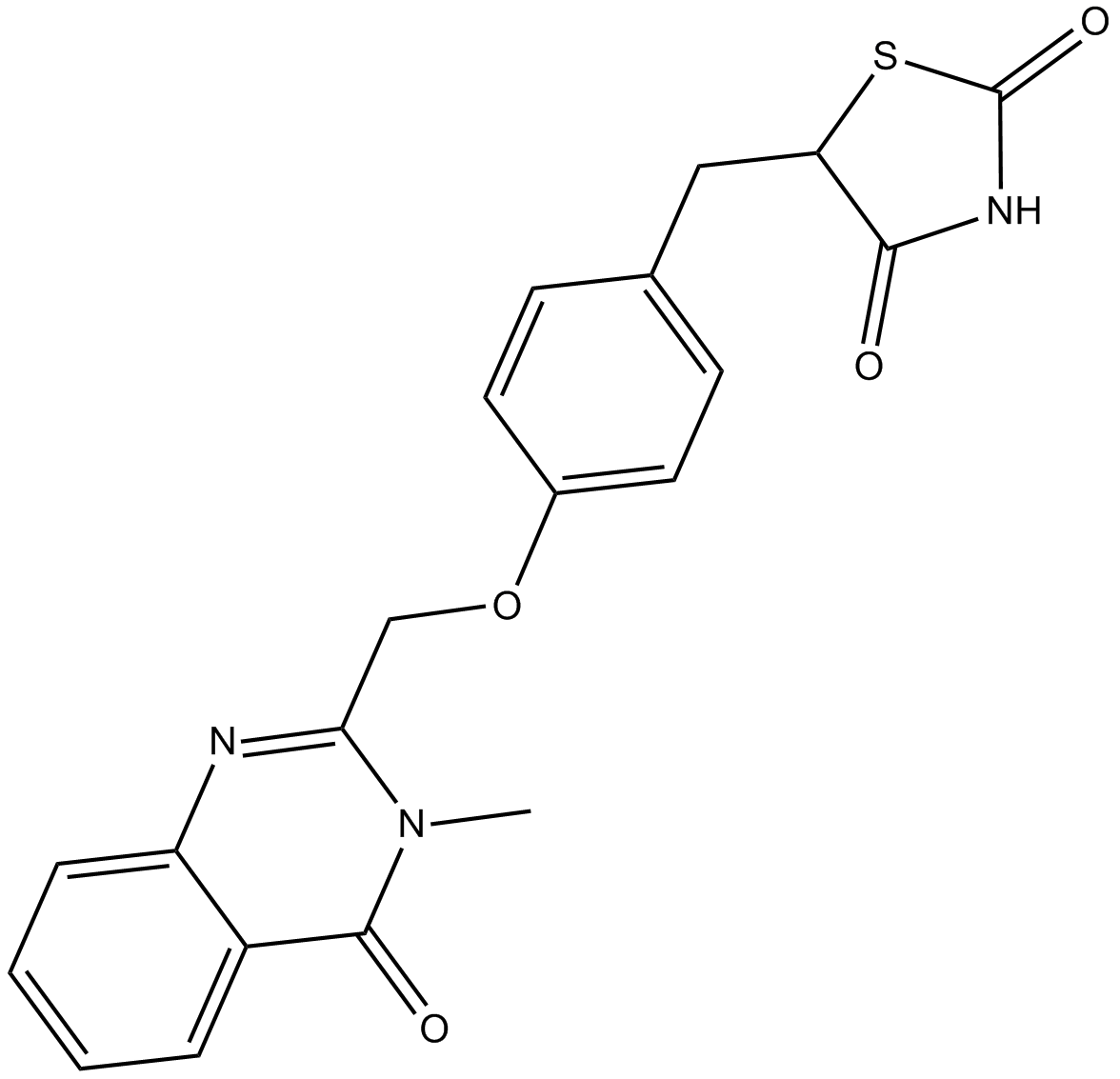 Balaglitazone  Chemical Structure