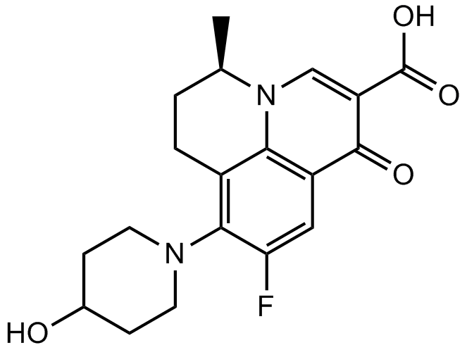 Nadifloxacin 化学構造