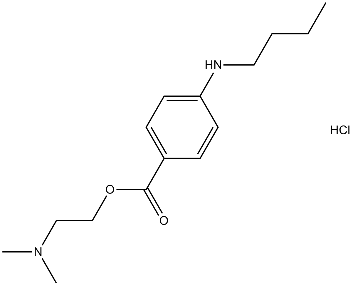 Tetracaine HCl التركيب الكيميائي