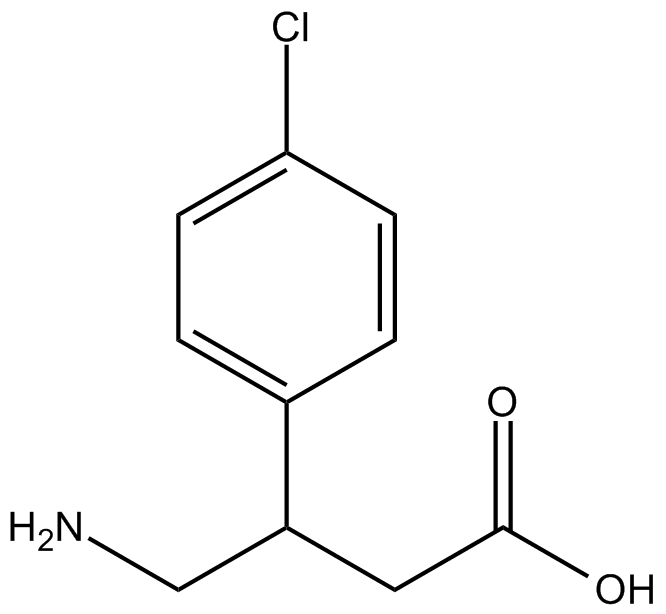 (±)-Baclofen Chemical Structure