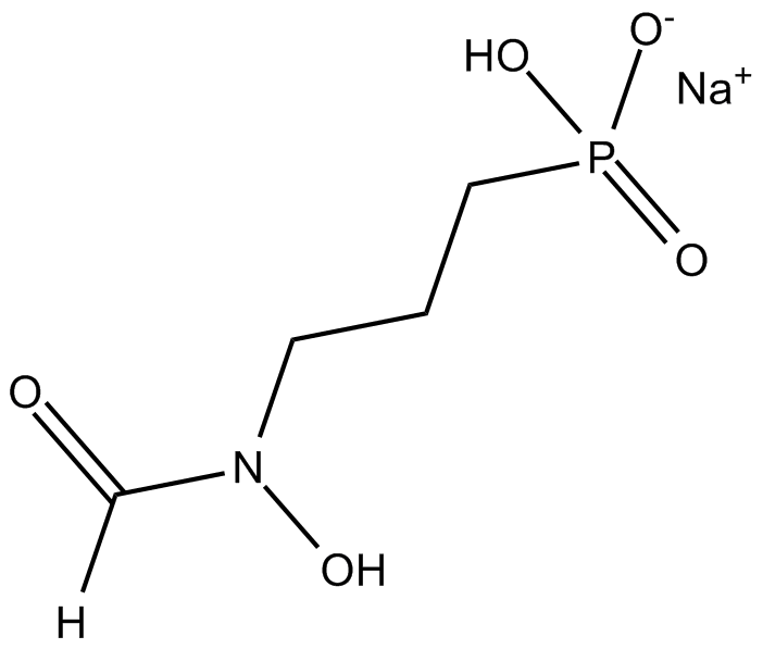 Fosmidomycin (sodium salt)  Chemical Structure