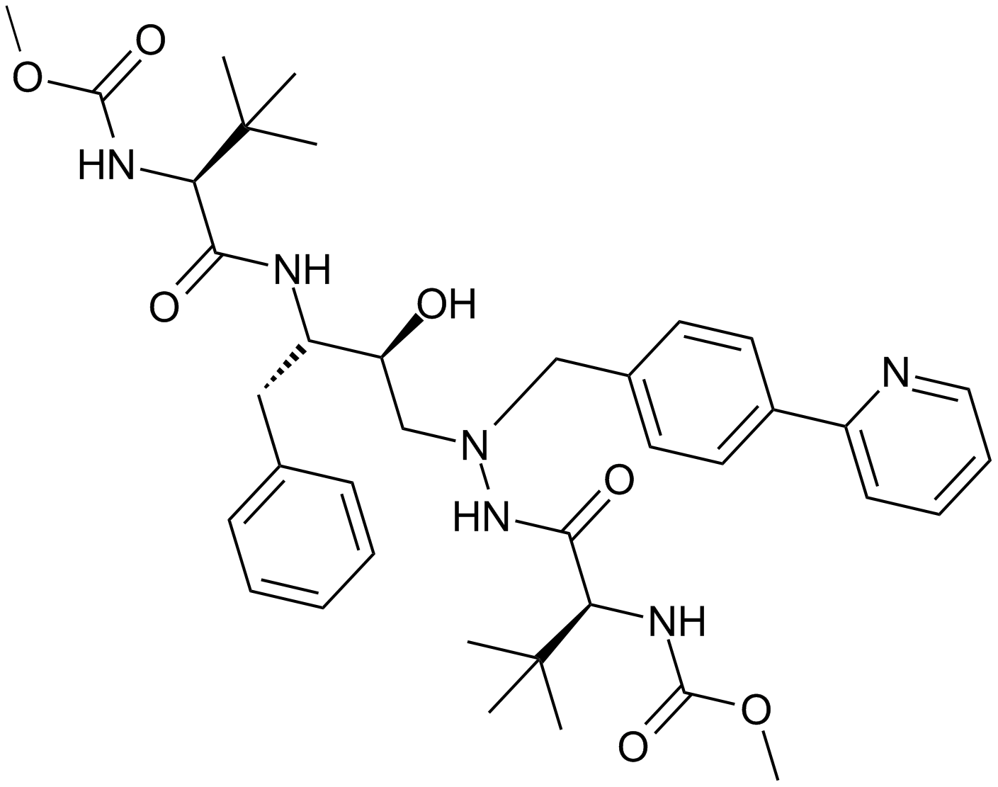 Atazanavir  Chemical Structure