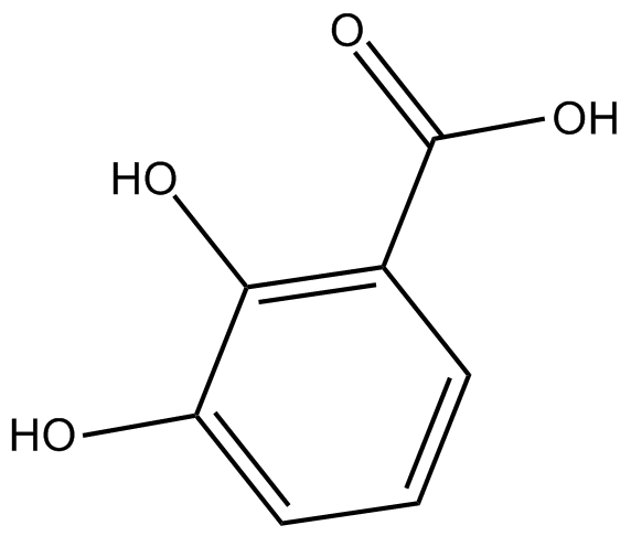 2-3-Dihydroxybenzoic acid التركيب الكيميائي
