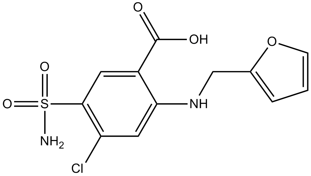 Furosemide  Chemical Structure