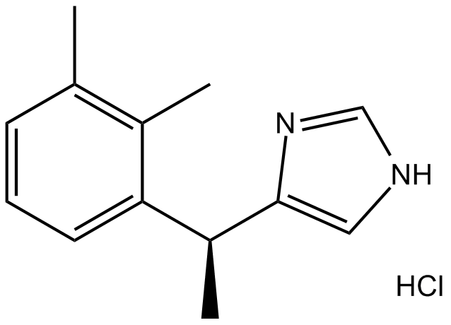 Medetomidine HCl 化学構造
