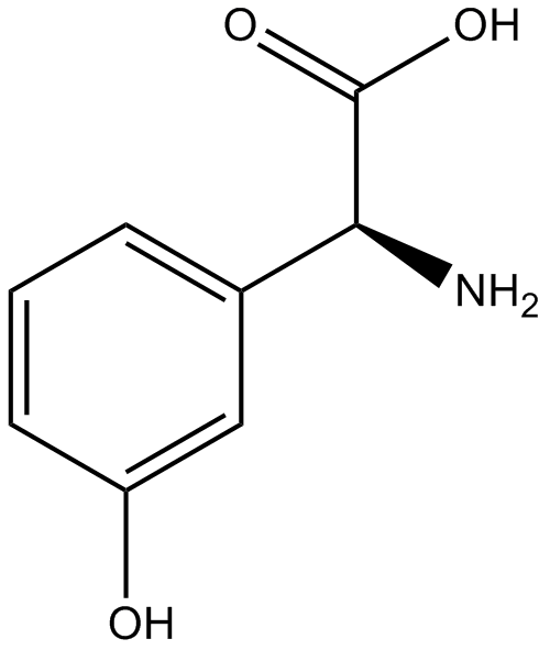 (RS)-3-Hydroxyphenylglycine التركيب الكيميائي