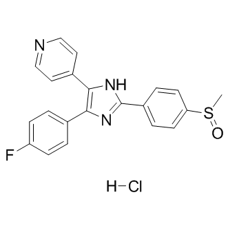 SB 203580 hydrochloride Chemische Struktur