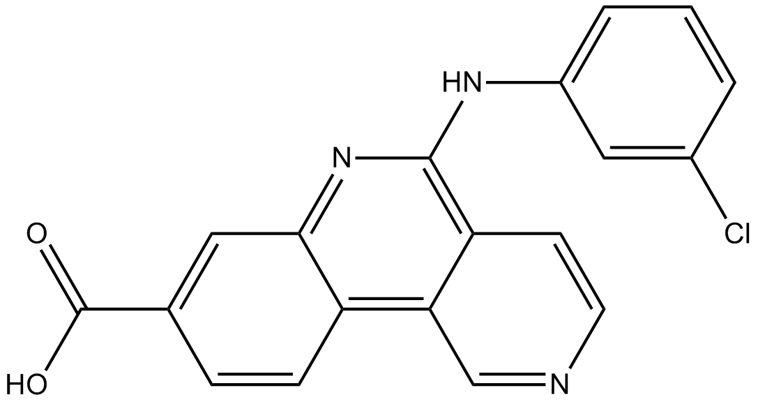 CX-4945 (Silmitasertib)  Chemical Structure