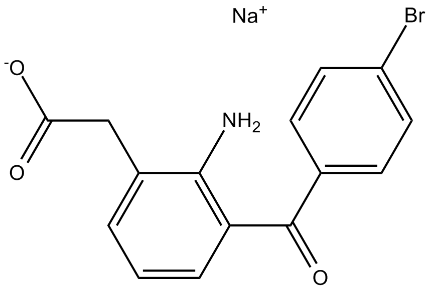 Bromfenac Sodium Chemische Struktur