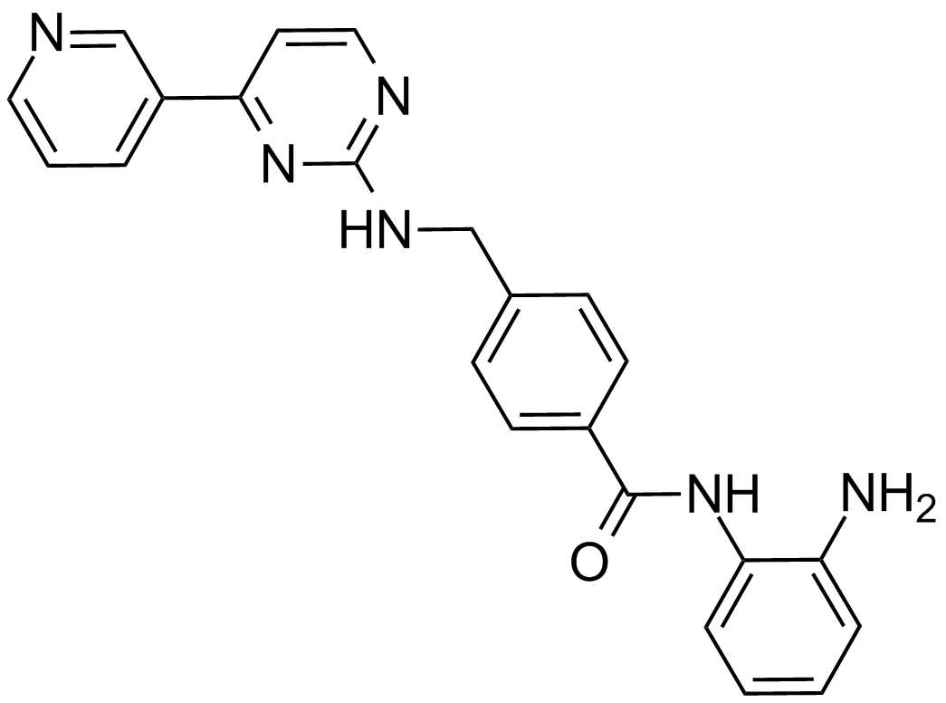 Mocetinostat (MGCD0103, MG0103)  Chemical Structure