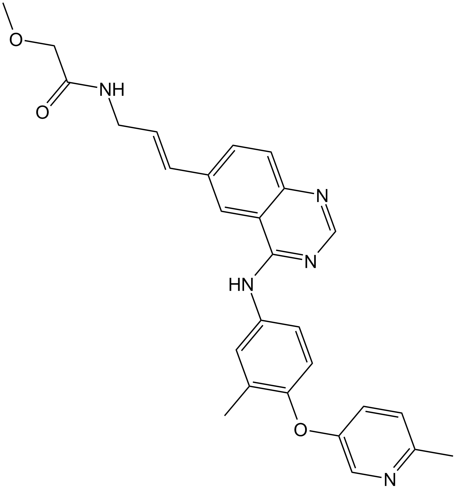 CP-724714  Chemical Structure