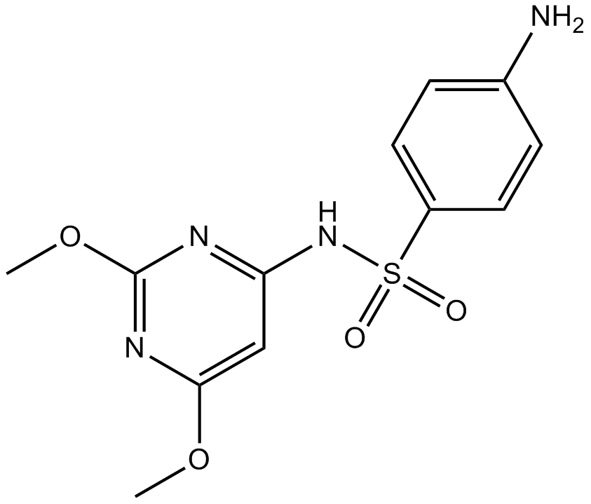 Sulfadimethoxine 化学構造