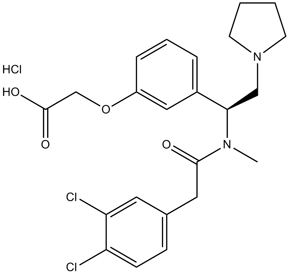 ICI 204,448 hydrochloride Chemische Struktur