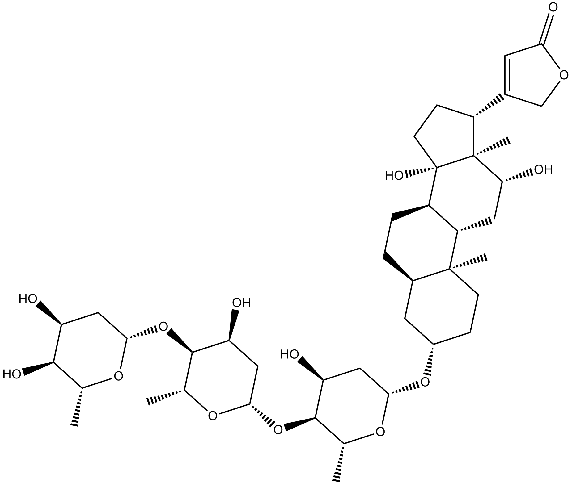 Digoxin Chemische Struktur