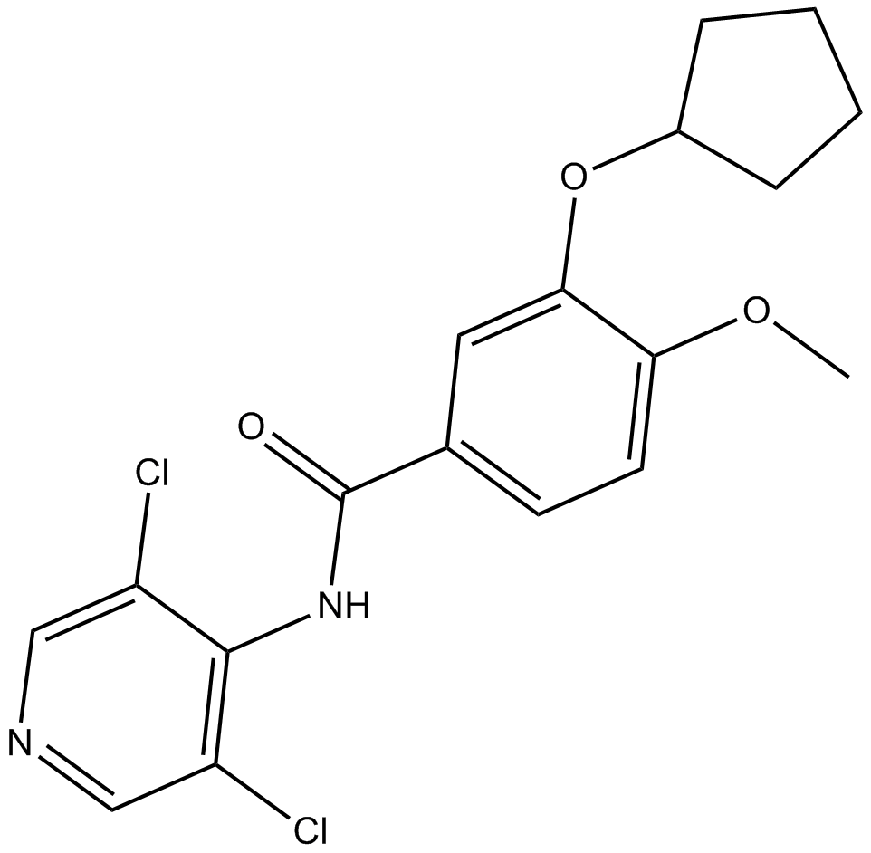 Piclamilast 化学構造