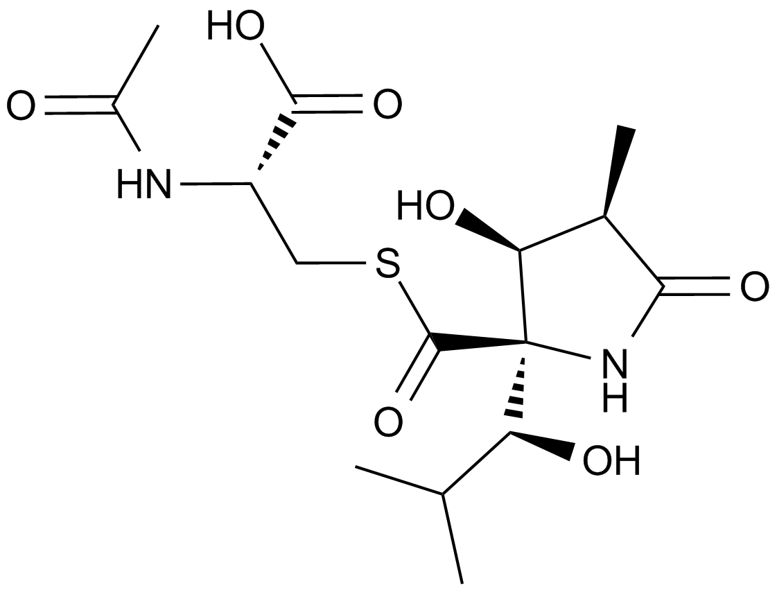 Lactacystin (Synthetic) Chemical Structure