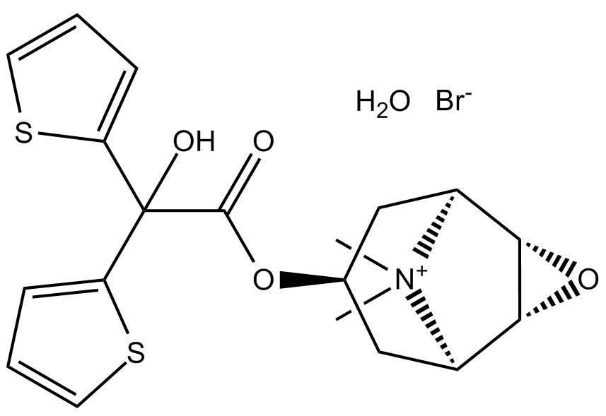 Tiotropium Bromide hydrate  Chemical Structure