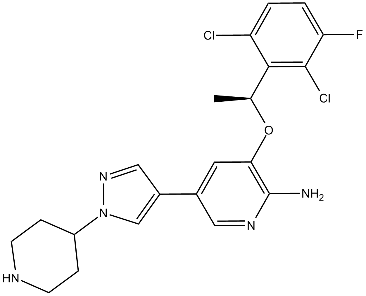 (S)-Crizotinib  Chemical Structure