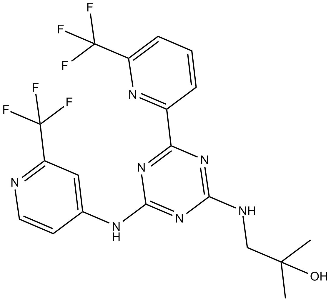AG-221 (Enasidenib) 化学構造