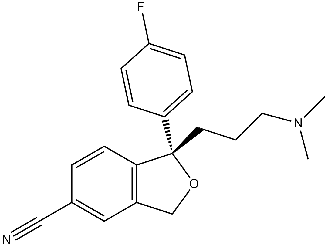 Escitalopram  Chemical Structure